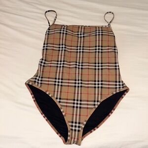 Delia Plaid-Print One-Piece Swimsuit